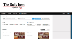 Desktop Screenshot of coupons.dailyitem.com